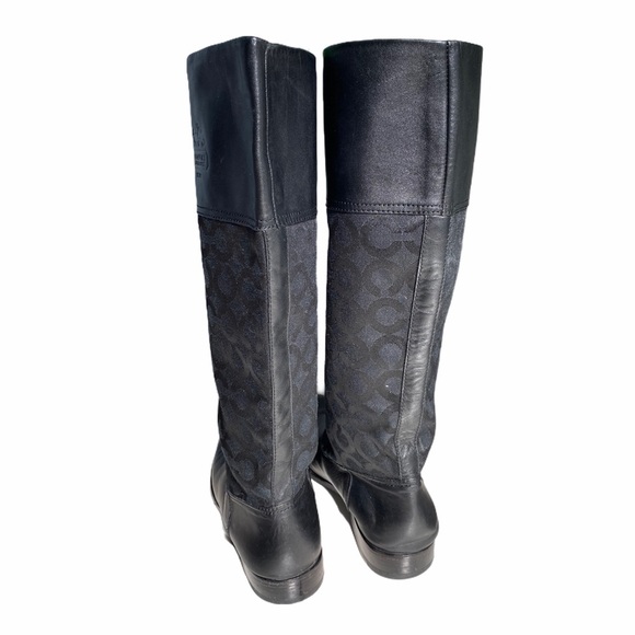 Coach Chrissi Leather Boots - Picture 3 of 6